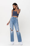 ultra high rise jeans for women