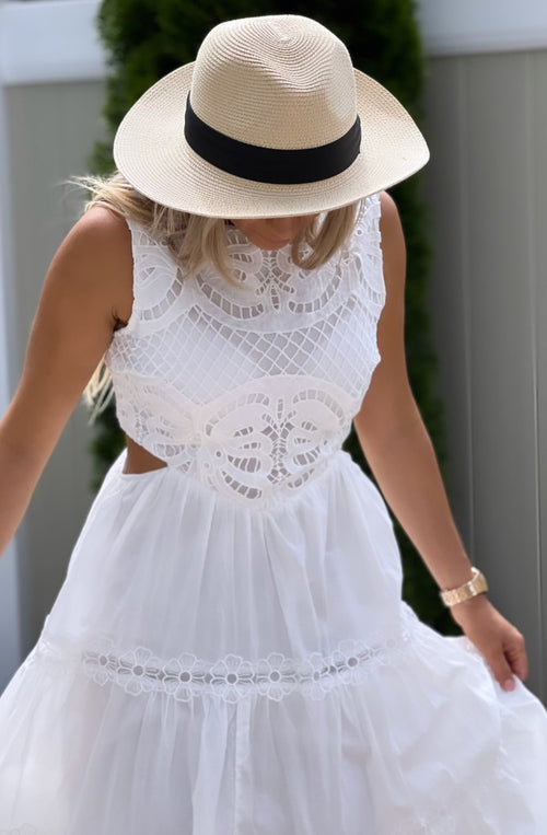 white summer dress for women