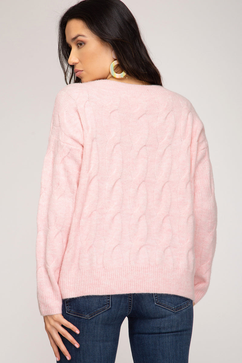 CANDY SWEATER (BABY PINK)
