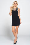 ANNA PEEKABOO DRESS (BLACK)